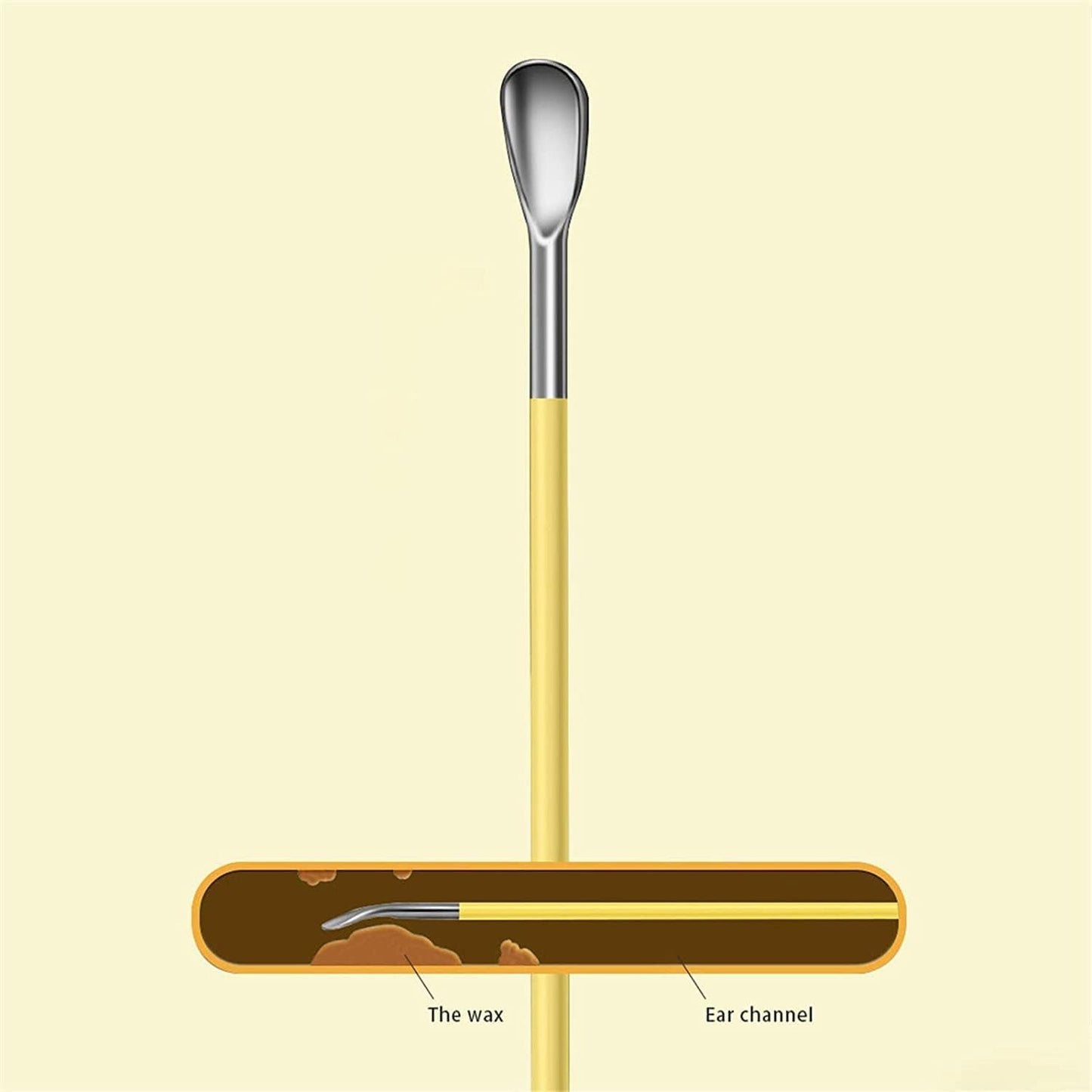 Stainless Steel Ear Wax Removal Kit Safe Clean