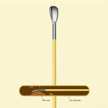 Stainless Steel Ear Wax Removal Kit Safe Clean
