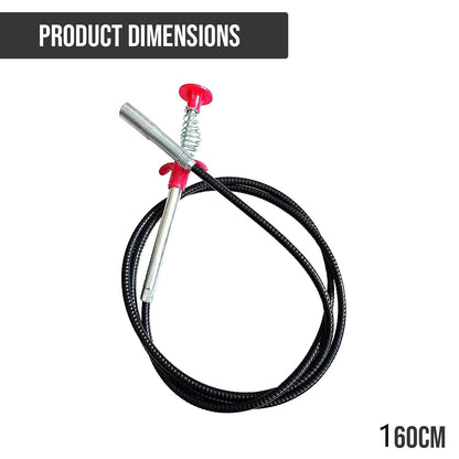FlexReach - Flexible Drain Cleaning Wire Tool – 160 cm