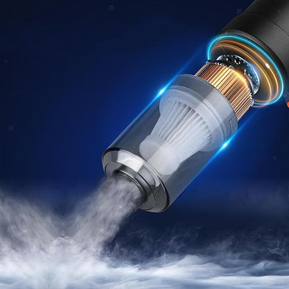 2 in 1 Wireless Rechargeable Car Vacuum Cleaner