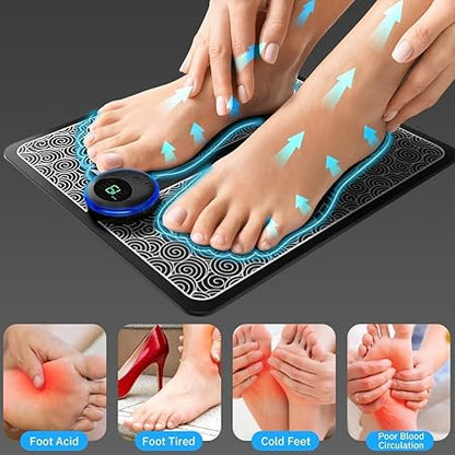 Vibrating Bubble Electric Ems Foot Massager Pad