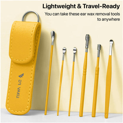 Stainless Steel Ear Wax Removal Kit Safe Clean