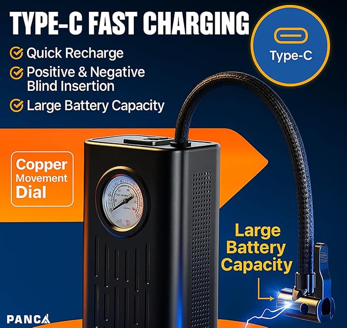 Portable Air Compressor Tire Inflator
