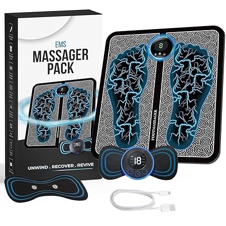 Vibrating Bubble Electric Ems Foot Massager Pad