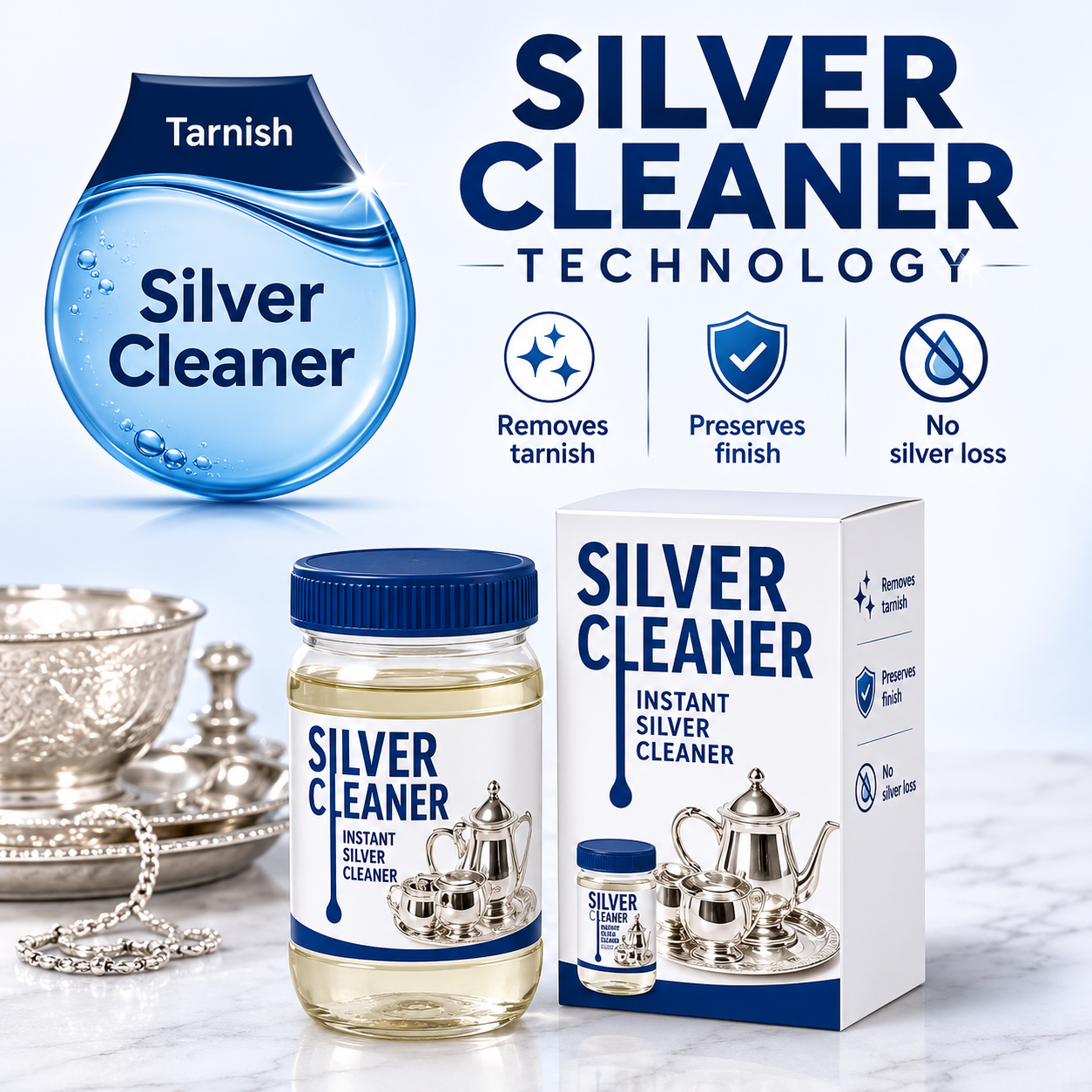 ShineRevive™ Silver Dip – Instantly Restores Shine to Silver Jewellery