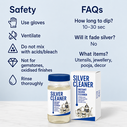 ShineRevive™ Silver Dip – Instantly Restores Shine to Silver Jewellery