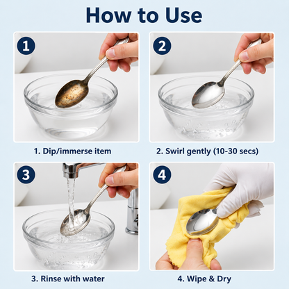 ShineRevive™ Silver Dip – Instantly Restores Shine to Silver Jewellery